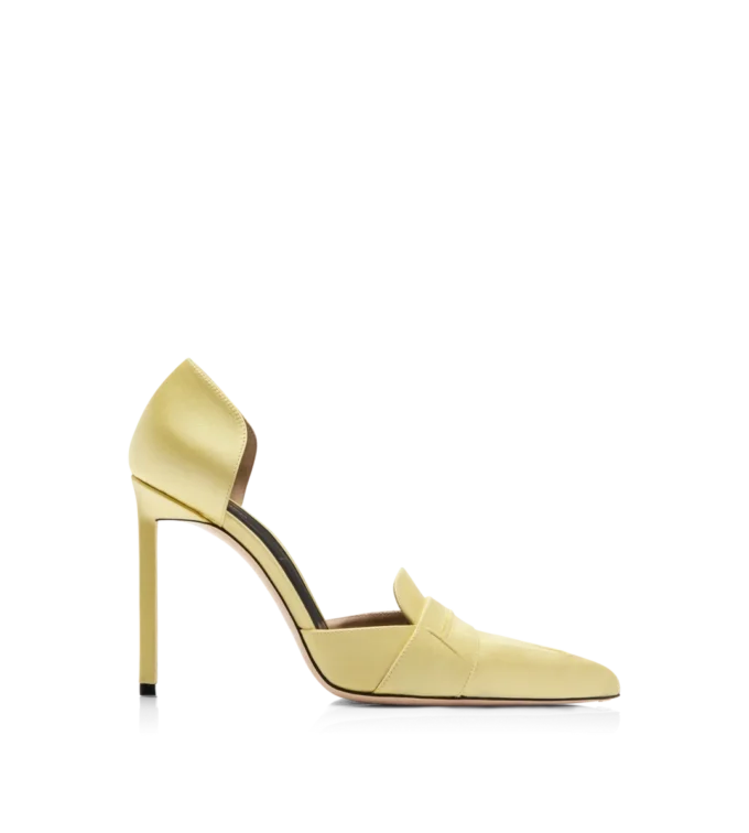 Zapatos de salón Eva D’Orsay de satén Zapatos de salón Eva D’Orsay de satén