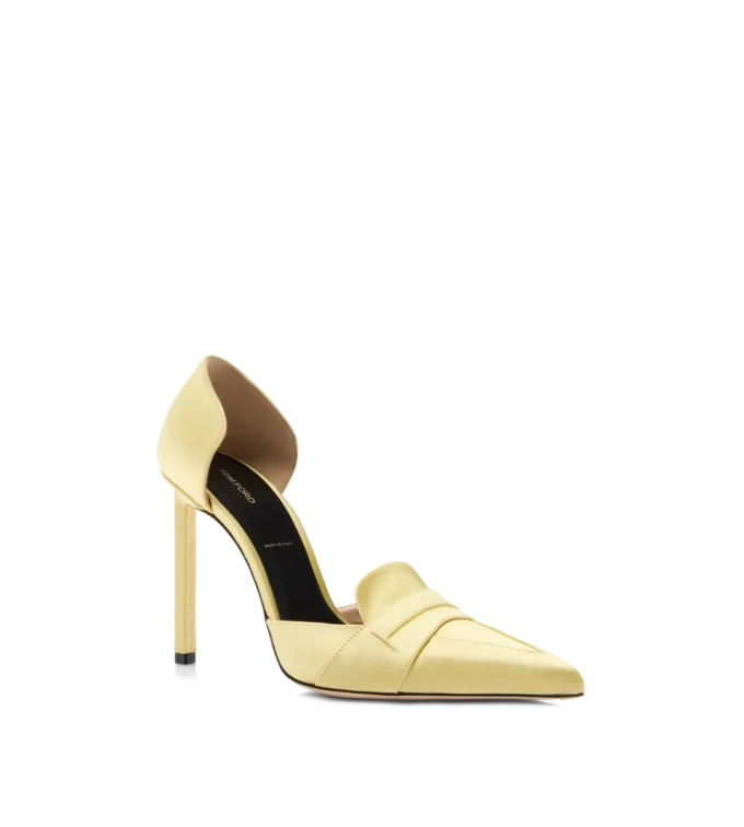 Zapatos de salón Eva D’Orsay de satén Zapatos de salón Eva D’Orsay de satén