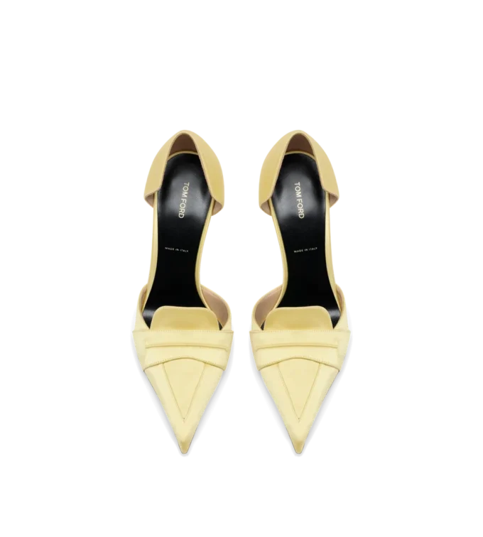 Zapatos de salón Eva D’Orsay de satén Zapatos de salón Eva D’Orsay de satén