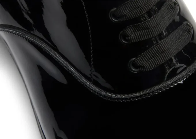 Zapatos de vestir con cordones Edgar de charol